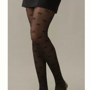 High Heel Jungle I Do Velvet Flocking Premium Tights